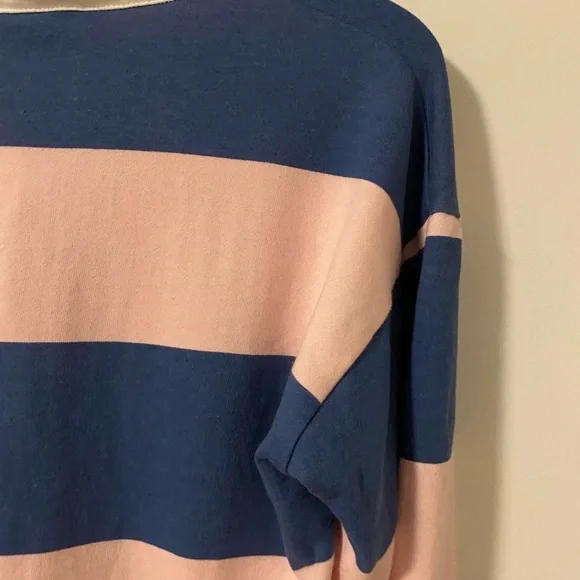 NEVER WORN! Striped Pink and Blue Long Sleeve Top - Picture 5 of 5